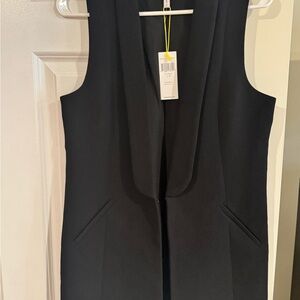 Stylish Black Sleeveless Vest